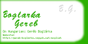 boglarka gereb business card