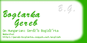 boglarka gereb business card